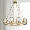 MarjieScope 32"W 10-Light Antique Brass Chandelier -Outlet The Radiantix Store marjiescope 32 inchw 10 light antique brass chandelier 517f0cropped