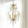Marley 13" Wide Gold Metal And Crystal 3-Light Chandelier -Outlet The Radiantix Store marley 13 inch wide gold metal and crystal 3 light chandelier 91t32cropped
