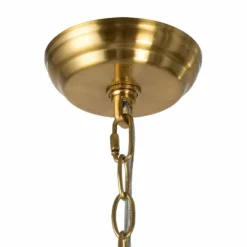 Marley 13" Wide Gold Metal And Crystal 3-Light Chandelier -Outlet The Radiantix Store marley 13 inch wide gold metal and crystal 3 light chandelier 91t32views4