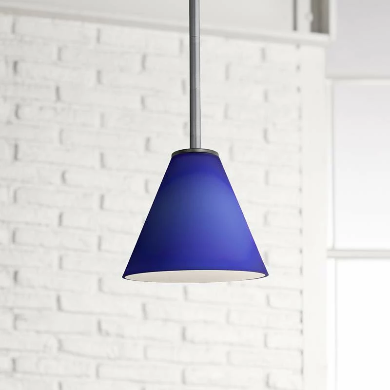 Martini 7 1/4" Wide Brushed Steel LED Mini Pendant 3 Martini 7 1/4" Wide Brushed Steel LED Mini Pendant