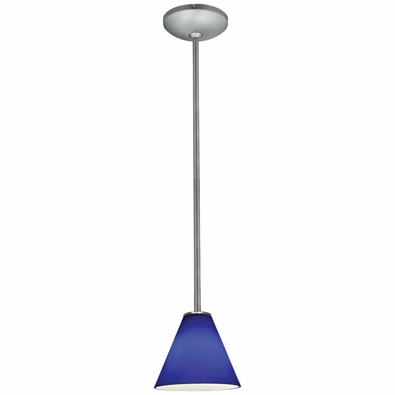Martini 7 1/4" Wide Brushed Steel LED Mini Pendant 5 Martini 7 1/4" Wide Brushed Steel LED Mini Pendant - Image 3