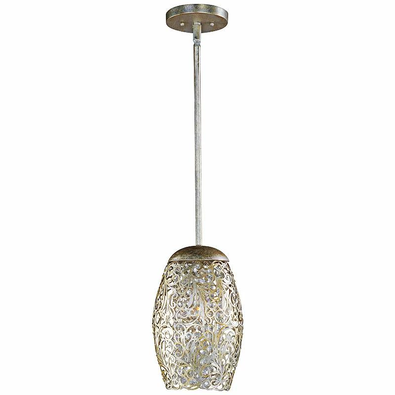 Maxim Arabesque 6 1/2" Wide Golden Silver Mini Pendant 5 Maxim Arabesque 6 1/2" Wide Golden Silver Mini Pendant - Image 3