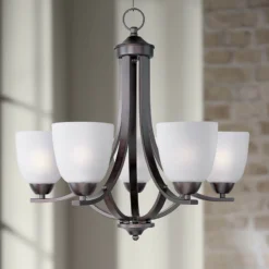 Maxim Axis 24" Wide Oil Rubbed Bronze Chandelier