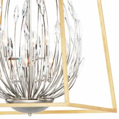 Maxim Bouquet 24 1/2"W Gold And Nickel Foyer Pendant Light -Outlet The Radiantix Store maxim bouquet 24 and one half inchw gold and nickel foyer pendant light 82n33views1