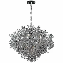 Maxim Comet 35" Wide Chrome And Crystal Chandelier 7 Maxim Comet 35" Wide Chrome And Crystal Chandelier -Outlet The Radiantix Store maxim comet 35 inch wide chrome and crystal chandelier v3346