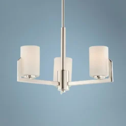 Maxim Dart 22 1/4" Wide Satin Nickel 3-Light Chandelier