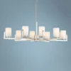 Maxim Dart 44" Wide Satin Nickel 8-Light Chandelier -Outlet The Radiantix Store maxim dart 44 inch wide satin nickel 8 light chandelier 75h40cropped
