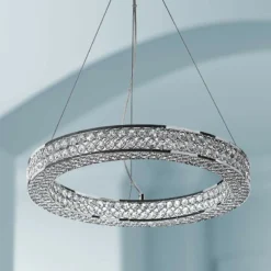 Maxim Eternity 19 1/2" Wide Polished Chrome LED Pendant