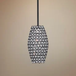 Maxim Glimmer 6" Wide Bronze Mini Pendant