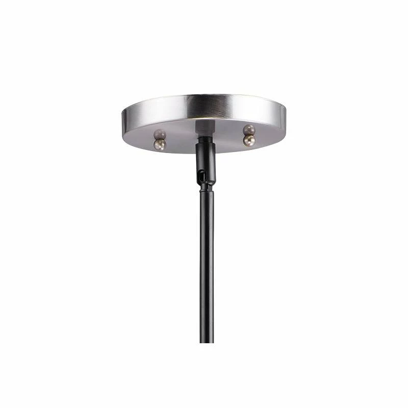 Maxim Goblet 4 3/4" Wide Black And Satin Nickel Mini Pendant 6 Maxim Goblet 4 3/4" Wide Black And Satin Nickel Mini Pendant - Image 4