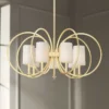 Maxim Meridian 35 1/2" Wide Aged Brass 7-Light Chandelier