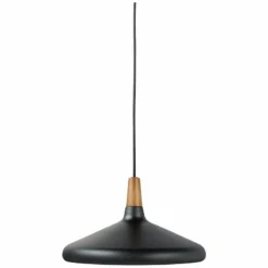 Maxim Nordic 15.25" Wide Walnut And Black Modern Pendant Light -Outlet The Radiantix Store maxim nordic 15 25 inch wide walnut and black modern pendant light 877e3views2