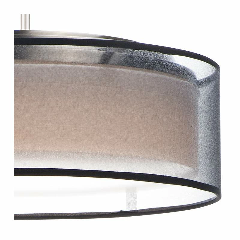 Maxim Prime 16" Wide Black Organza Shade LED Pendant Light 5 Maxim Prime 16" Wide Black Organza Shade LED Pendant Light - Image 3