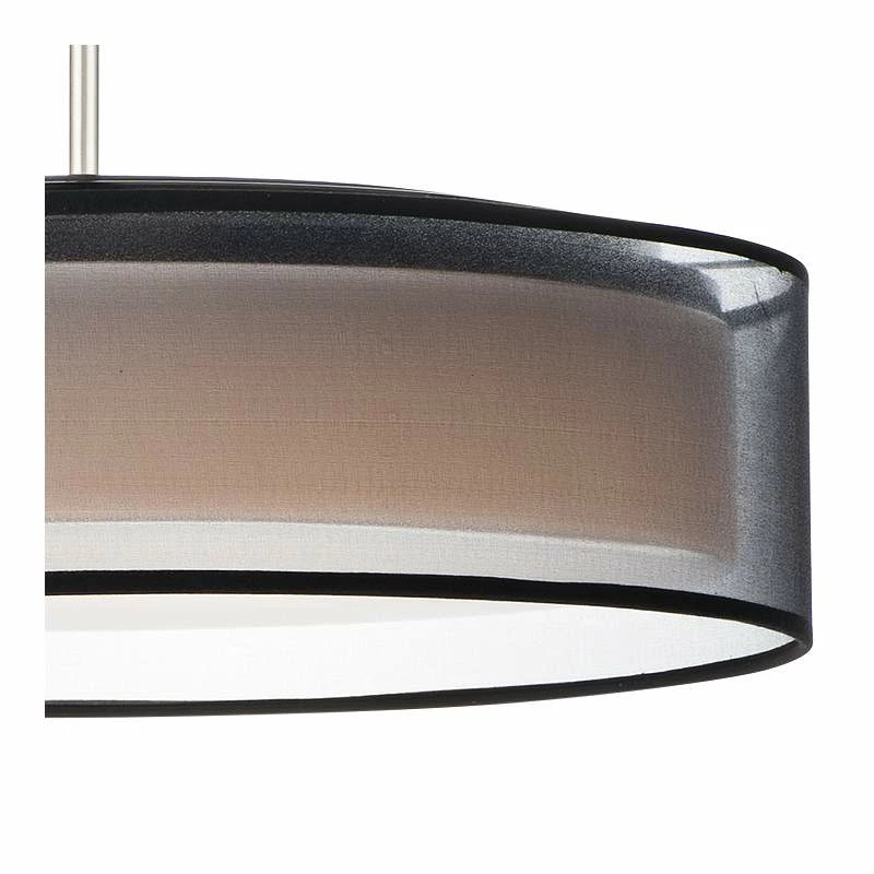 Maxim Prime 20" Wide Black Organza Shade Modern LED Pendant Light 5 Maxim Prime 20" Wide Black Organza Shade Modern LED Pendant Light - Image 3