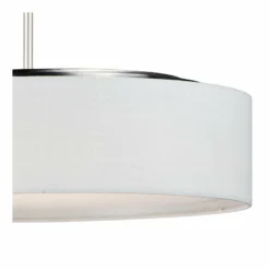 Maxim Prime 20" Wide White Linen Shade LED Pendant Light -Outlet The Radiantix Store maxim prime 20 inch wide white linen shade led pendant light 69f77views1