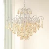 Mellie 24" Wide Champagne Gold And Crystal Chandelier -Outlet The Radiantix Store mellie 24 inch wide champagne gold and crystal chandelier 63c74cropped