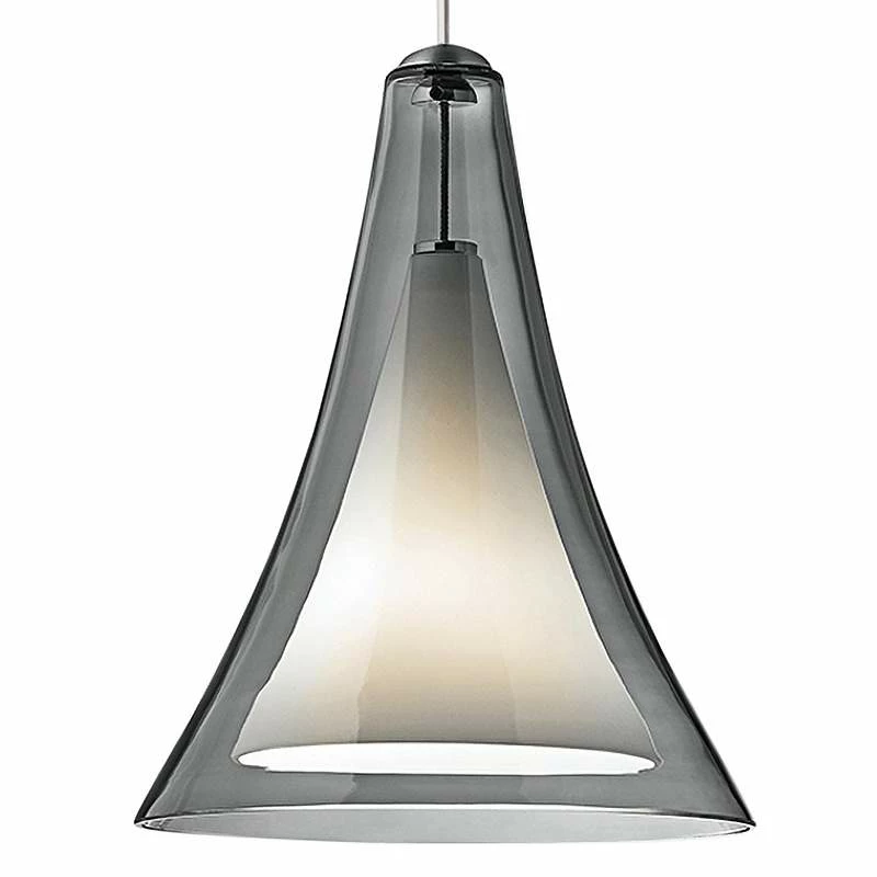 Melrose II 7 1/2" Wide Smoke Glass Freejack Mini Pendant 4 Melrose II 7 1/2" Wide Smoke Glass Freejack Mini Pendant - Image 2