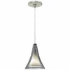 Melrose II 7 1/2"W Satin Nickel LED Freejack Mini Pendant -Outlet The Radiantix Store melrose ii 7 and one half inchw satin nickel led freejack mini pendant 30d09