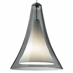 Melrose II 7 1/2"W Satin Nickel LED Freejack Mini Pendant -Outlet The Radiantix Store melrose ii 7 and one half inchw satin nickel led freejack mini pendant 30d09views1