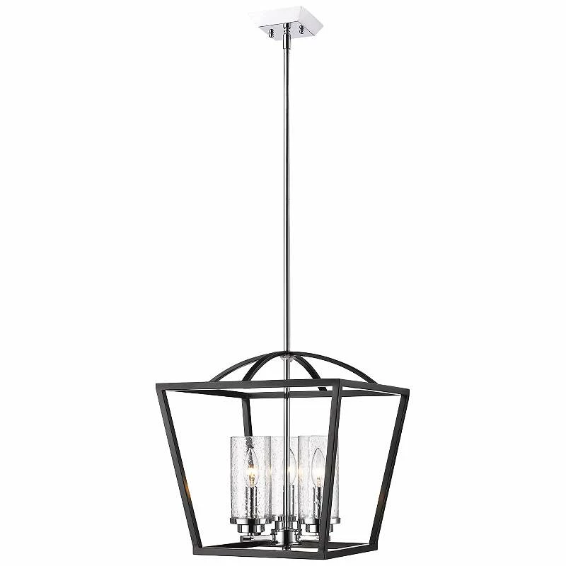 Golden Lighting Mercer 15" Wide Black 3-Light Pendant 7 Golden Lighting Mercer 15" Wide Black 3-Light Pendant - Image 5