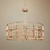 Metropolis 28" Wide Modern Gold Lattice-Cage Pendant Light 2 Metropolis 28" Wide Modern Gold Lattice-Cage Pendant Light -Outlet The Radiantix Store metropolis 28 inch wide modern gold lattice cage pendant light 13n03cropped