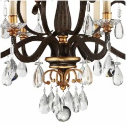 Metropolitan Chateau Nobles 34" Wide Raven Bronze 10-Light Chandelier -Outlet The Radiantix Store metropolitan chateau nobles 34 inch wide raven bronze 10 light chandelier 87h71views1