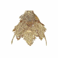 Metropolitan Evergold 8"W India Gold Leaf Mini Pendant Light -Outlet The Radiantix Store metropolitan evergold 8 inchw india gold leaf mini pendant light 92d48views1