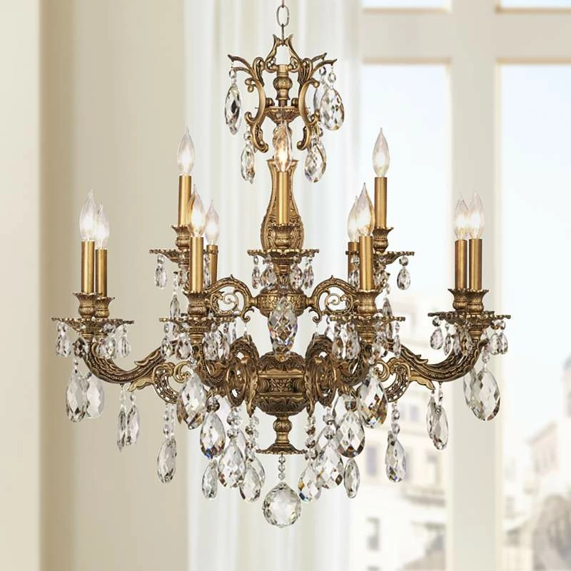 Milano 32 1/2" Wide Midnight Swarovski Crystal Chandelier 3 Milano 32 1/2" Wide Midnight Swarovski Crystal Chandelier