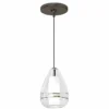 Mini Ella 5" Wide Clear Glass Freejack Mini Pendant Light -Outlet The Radiantix Store mini ella 5 inch wide clear glass freejack mini pendant light 73h96