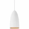 Mini-Signal 4" Wide Rubberized White Mini Pendant -Outlet The Radiantix Store mini signal 4 inch wide rubberized white mini pendant 55n51