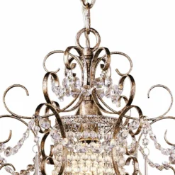 Minka Lavery French Silver 11" Wide Mini Chandelier -Outlet The Radiantix Store minka lavery french silver 11 inch wide mini chandelier 83372views2