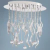 Mirabelle 45 1/4" Wide Clear Glass Pendant Light