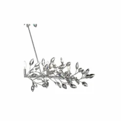 Misthaven 50"W Silver Leaf Kitchen Island Light Chandelier 7 Misthaven 50"W Silver Leaf Kitchen Island Light Chandelier -Outlet The Radiantix Store misthaven 50 inchw silver leaf kitchen island light chandelier 78y12views1