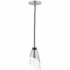 Mitzi Angie 4 3/4" Wide Polished Nickel LED Mini Pendant