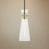 Mitzi Anya 5 1/2" Wide Aged Brass Mini Pendant 2 Mitzi Anya 5 1/2" Wide Aged Brass Mini Pendant -Outlet The Radiantix Store mitzi anya 5 and one half inch wide aged brass mini pendant 45k82cropped