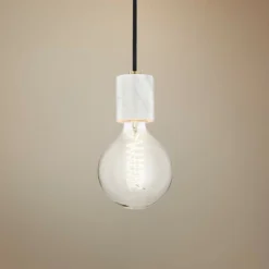 Mitzi Asime 5" Wide Aged Brass Mini Pendant