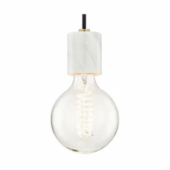 Mitzi Asime 5" Wide Aged Brass Mini Pendant -Outlet The Radiantix Store mitzi asime 5 inch wide aged brass mini pendant 47d24views1