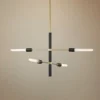 Mitzi Astrid 24"W Aged Brass And Black 4-Light Chandelier -Outlet The Radiantix Store mitzi astrid 24 inchw aged brass and black 4 light chandelier 47c96cropped
