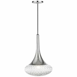 Mitzi Bella 11 3/4" Wide Polished Nickel Mini Pendant -Outlet The Radiantix Store mitzi bella 11 and three quarter inch wide polished nickel mini pendant 45m47views3
