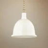 Mitzi Blair 16" Wide Aged Brass Pendant Light W/ Cream Shade -Outlet The Radiantix Store mitzi blair 16 inch wide aged brass pendant light w cream shade 47g26cropped