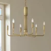Mitzi Brigitte 25" Wide Aged Brass 6-Light Chandelier -Outlet The Radiantix Store mitzi brigitte 25 inch wide aged brass 6 light chandelier 47j52cropped