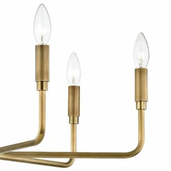 Mitzi Brigitte 25" Wide Aged Brass 6-Light Chandelier -Outlet The Radiantix Store mitzi brigitte 25 inch wide aged brass 6 light chandelier 47j52views1