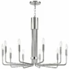 Mitzi Brigitte 32" Wide Polished Nickel 10-Light Chandelier -Outlet The Radiantix Store mitzi brigitte 32 inch wide polished nickel 10 light chandelier 47j60