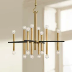 Mitzi Colette 28 3/4" Wide Aged Brass 16-Light Chandelier
