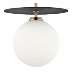 Mitzi Ellis 10 1/4"W Aged Brass And Black LED Mini Pendant 8 Mitzi Ellis 10 1/4"W Aged Brass And Black LED Mini Pendant -Outlet The Radiantix Store mitzi ellis 10 and one quarter inchw aged brass and black led mini pendant 47f76views1