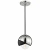 Mitzi Emma 6" Wide Polished Nickel Mini Pendant -Outlet The Radiantix Store mitzi emma 6 inch wide polished nickel mini pendant 47e25