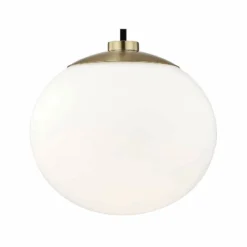 Mitzi Estee 8" Wide Aged Brass Modern Mini Pendant -Outlet The Radiantix Store mitzi estee 8 inch wide aged brass modern mini pendant 47e26views1