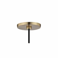 Mitzi Haley 5 1/2" Wide Aged Brass And Black Mini Pendant -Outlet The Radiantix Store mitzi haley 5 and one half inch wide aged brass and black mini pendant 45n21views2