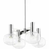 Mitzi Harlow 23" Wide Polished Nickel 4-Light Chandelier