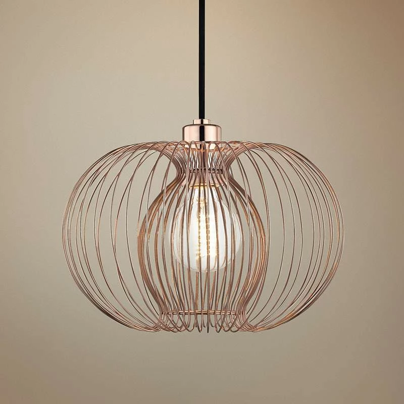 Mitzi Jasmine 12" Wide Polished Copper Mini Pendant 3 Mitzi Jasmine 12" Wide Polished Copper Mini Pendant